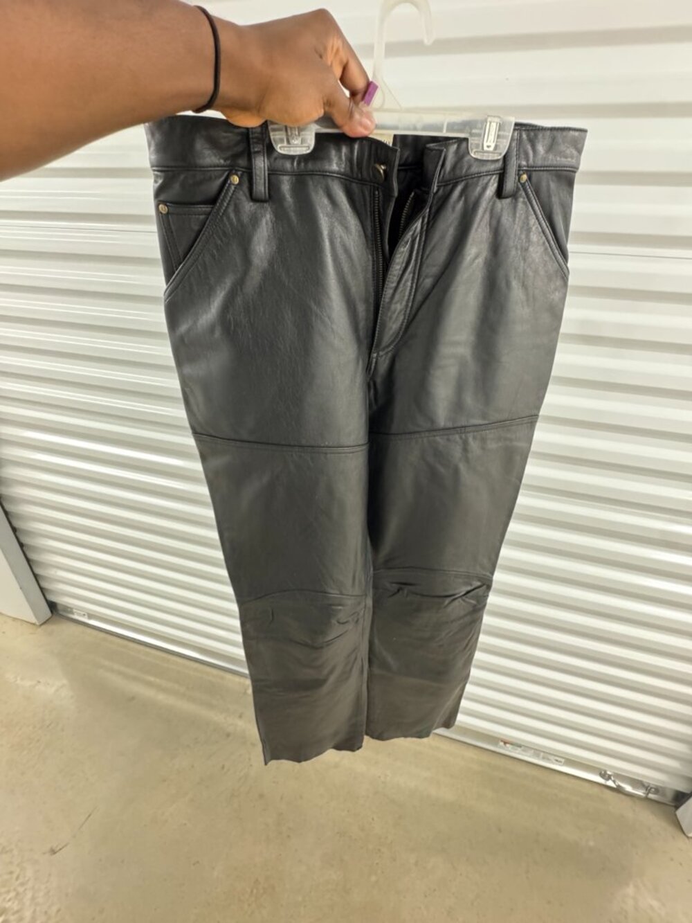 Wilsons Leather M. Julian black leather pants in men’s size 34 - Picture 1 of 5
